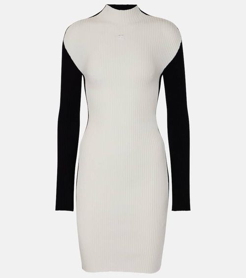 Courrèges Colorblocked minidress