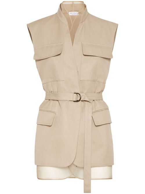 Monili waistcoat - Neutrals