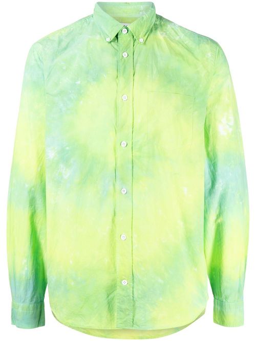 Long-sleeve tie-dye shirt - Green