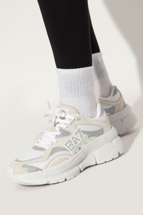 Sports Shoes With Logo, Women's, White