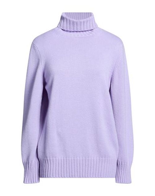 Woman Turtleneck Lilac Size L Cashmere