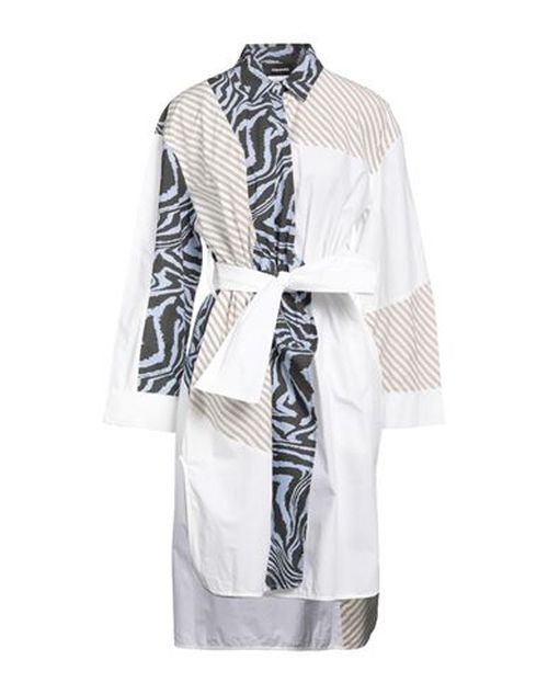 Woman Mini dress White Size 10 Cotton