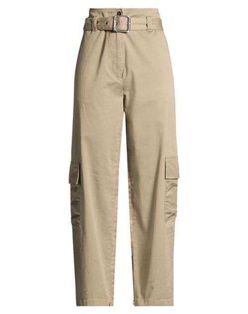 Woman Pants Military green Size 2 Cotton, Elastane