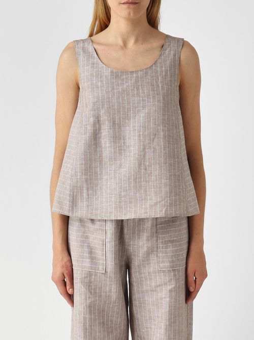 Top Woman color Grey