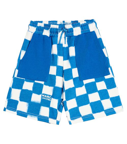 Marc Jacobs Kids Checked cotton Bermuda shorts