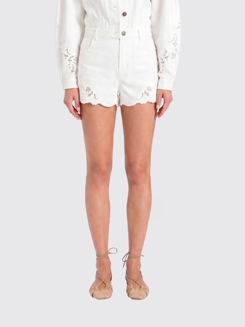 Shorts Woman color White