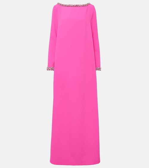 Naimal embellished crêpe gown