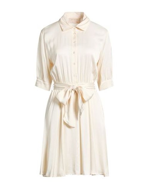 Woman Mini dress Ivory Size 8 Viscose