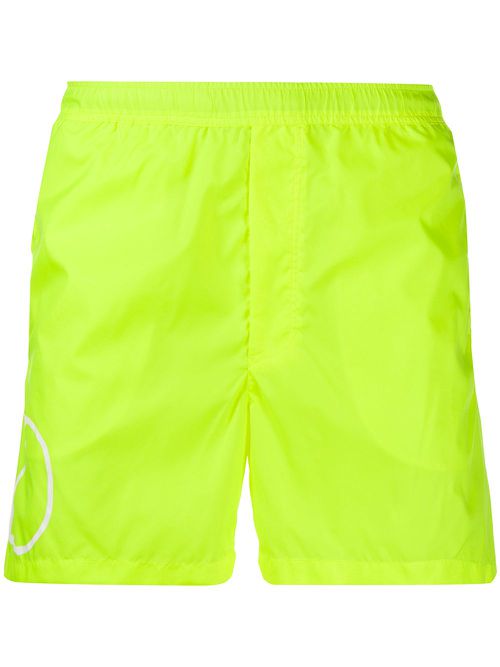 Valentino Garavani VLOGO print swim shorts - Yellow