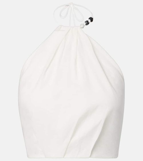 Azura halterneck cotton top