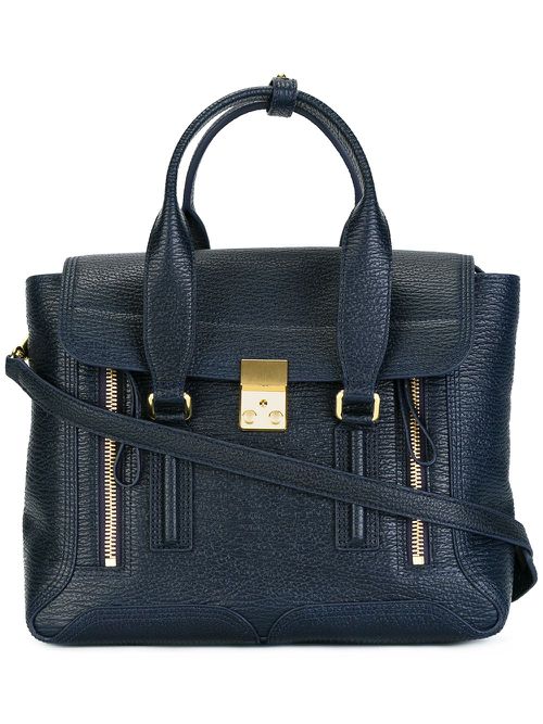Pashli medium satchel bag - Blue