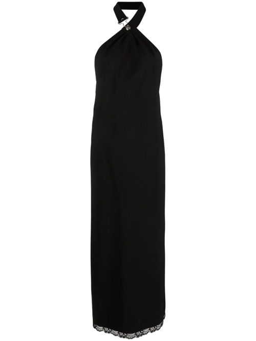 Halterneck sleeveless dress - Black