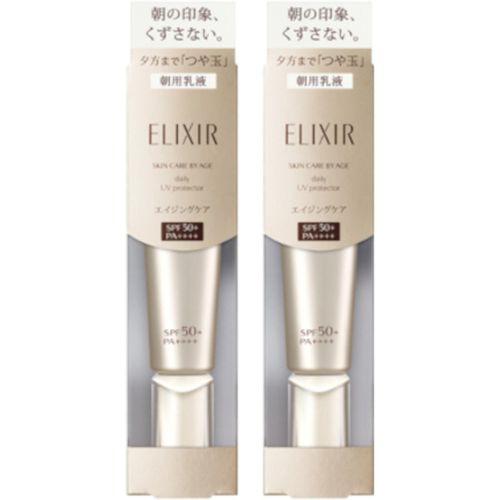 Shiseido - ELIXIR Skin Care by Age Daily UV protector SPF50+ PA++++ - Set