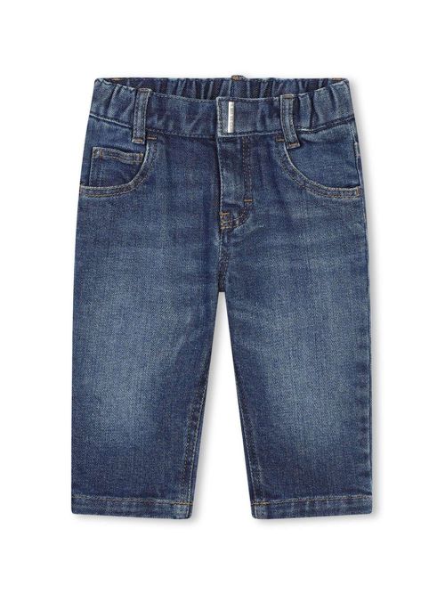 4G-motif logo-print jeans - Blue