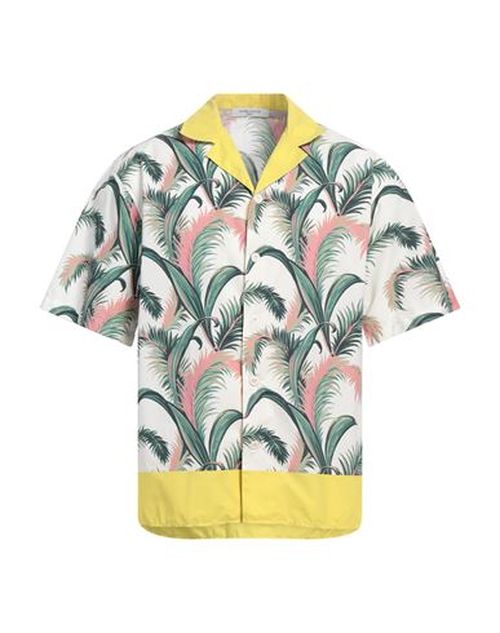 Maison Kitsuné Man Shirt Green Size S Cotton