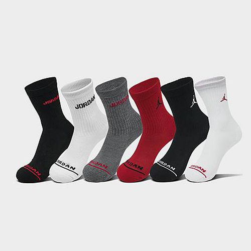 Jordan Kids' Legend Crew Socks (6-Pack)