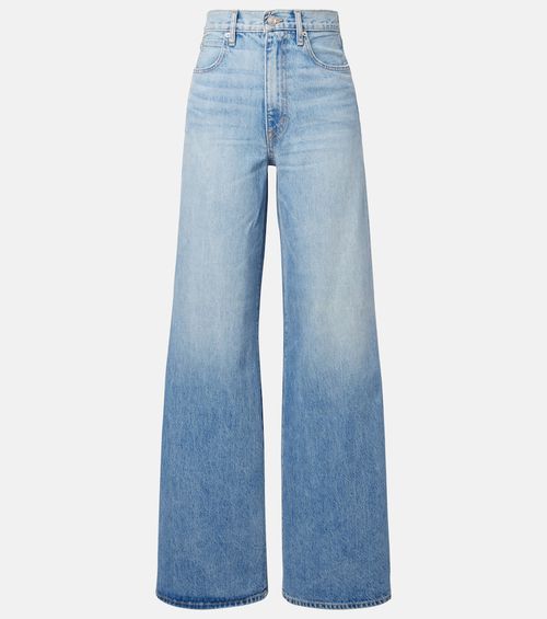 Eva high-rise wide-leg jeans