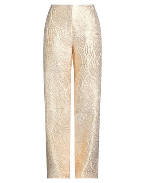 Forte_forte Woman Pants Gold Size 1 Polyamide, Polyester, Cotton, Metallic Polyester