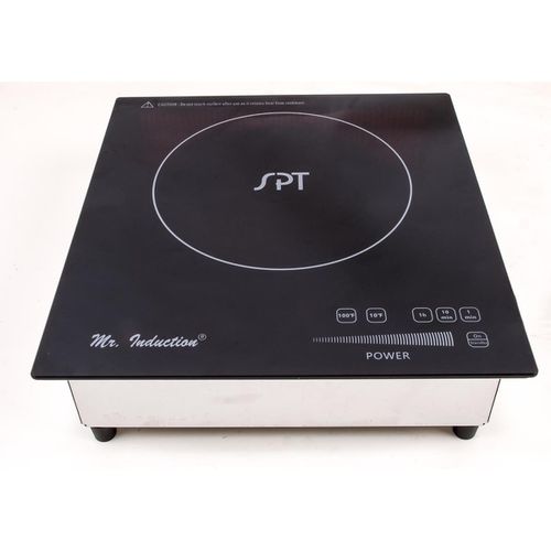 SR-657RTA 2600 watt Built-in Induction Cooktop, Black & Silver
