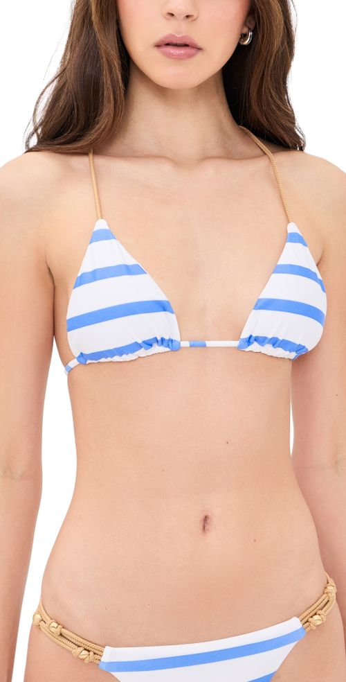 Paige T-Back Bikini Top Deep Sea