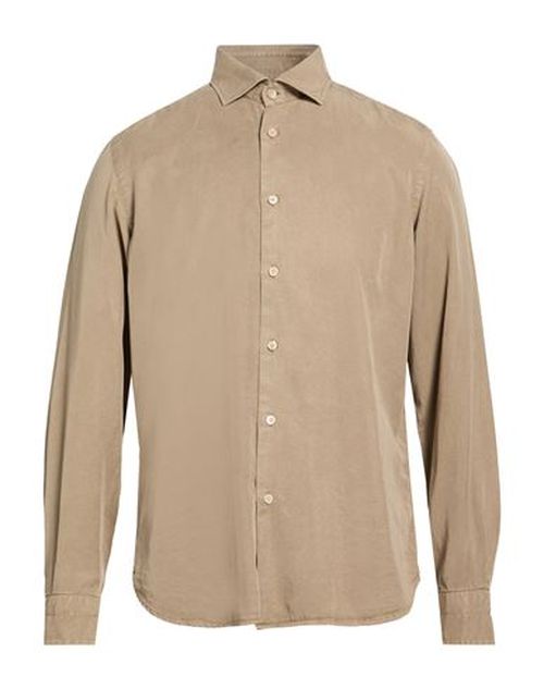 Man Shirt Military green Size 16 Lyocell