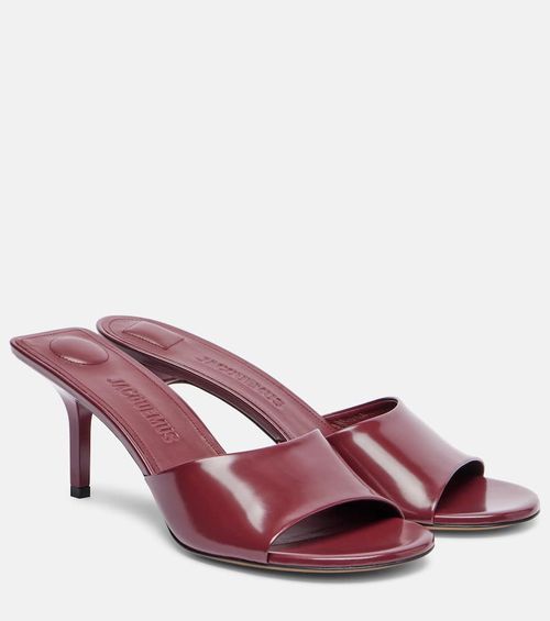 Cubisto 70 leather mules