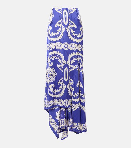 Printed maxi skirt