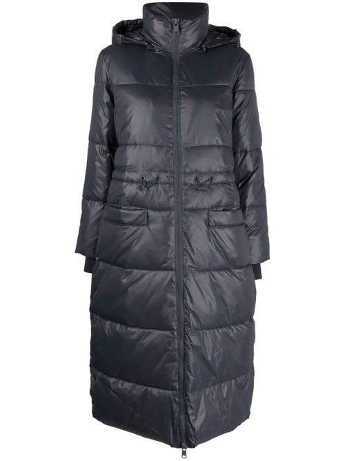 Padded hooded coat - Blue