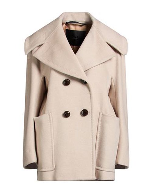 Atelier Woman Coat Beige Size 8 Cashmere