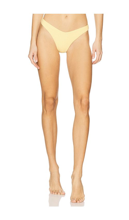 PEIXOTO Shelley Cheeky Bikini Bottom in Yellow. -  XS also in L, M