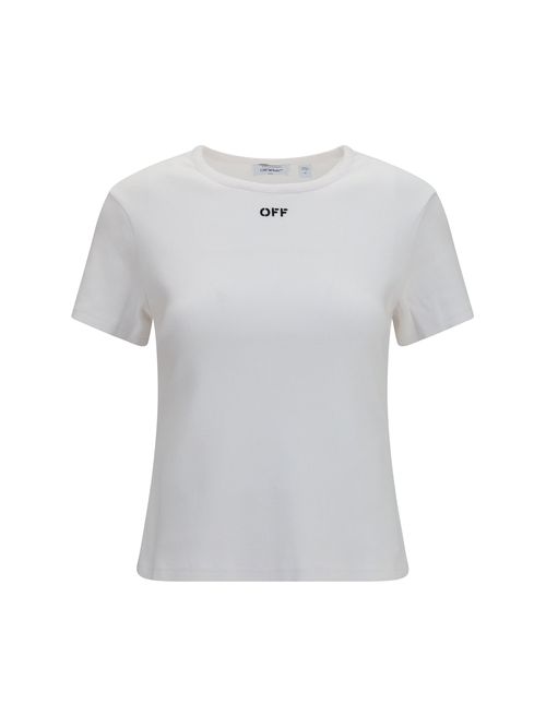 Logo-Embroidered T-Shirt — White