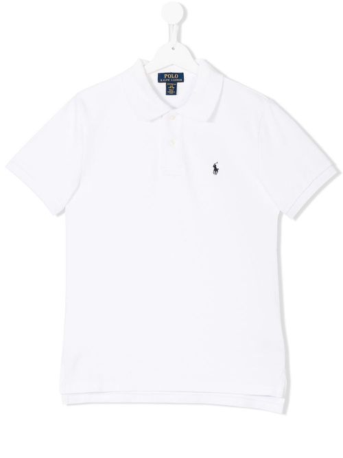 Slim Fit Cotton Mesh Polo Shirt