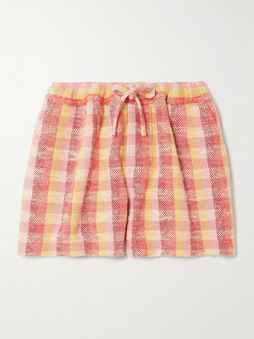 Checked Cotton Shorts - Multi