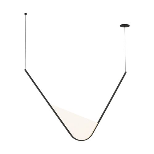 Nightshade Black LED Chandelier from the Mizu Collection