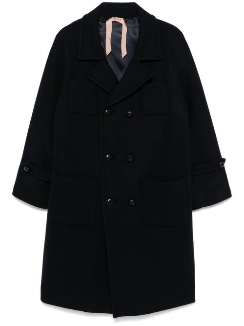 Double-breasted coat - Blue