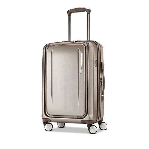 Just Right Expandable Carry On Spinner Suitcase