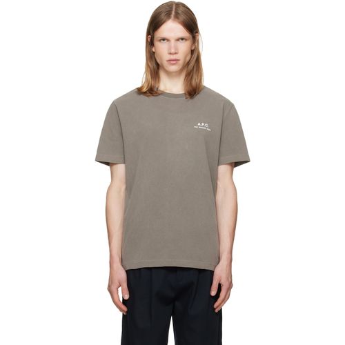 Gray 'Rue Madame' Logo T-shirt