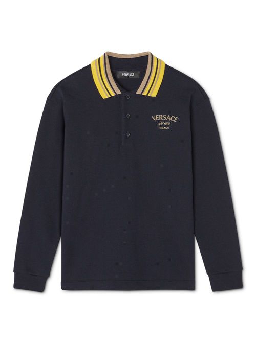 Milano Stamp polo shirt - Blue