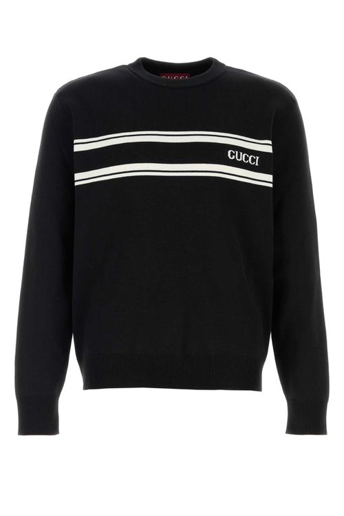 Black Silk Blend Sweater