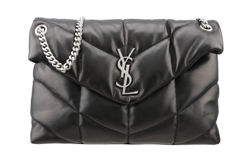 Medium Loulou leather shoulder bag
