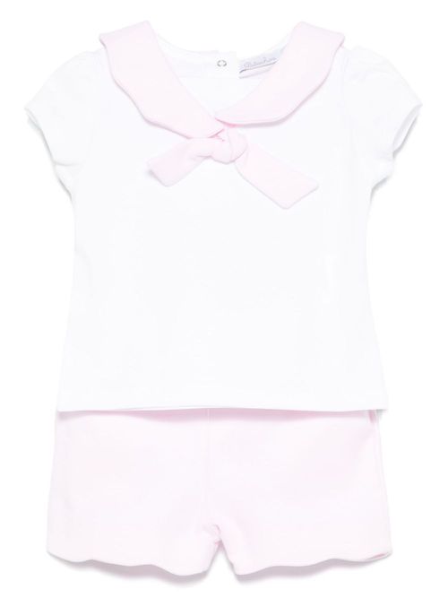 Cotton shorts set - White