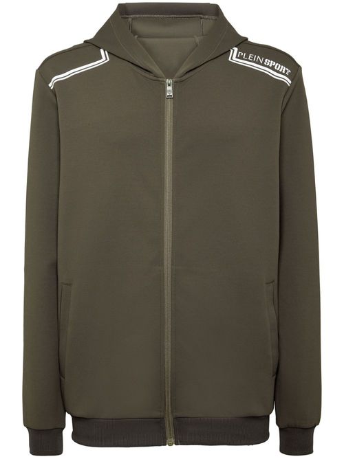 Zip-down hoodie - Green