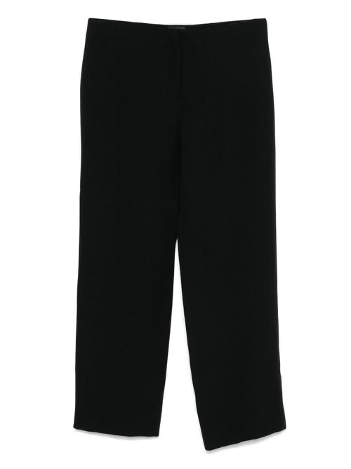 1990s silk trousers - Black