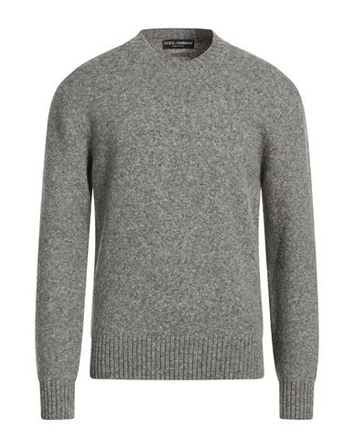 Man Sweater Grey Size 40 Virgin Wool, Polyamide