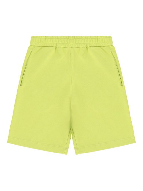 Barrow kids logo-print track shorts - Green