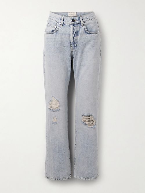 Gabby High-rise Straight-leg Jeans - Blue