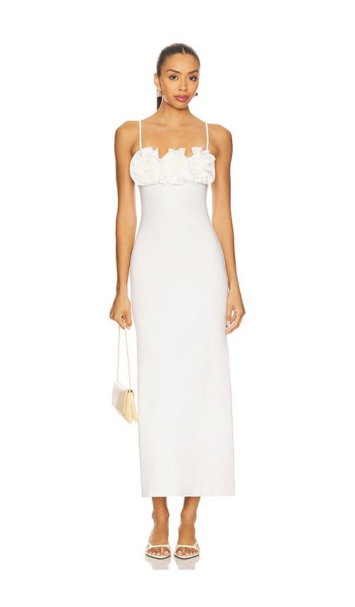 Maygel Coronel Aura Dress in White