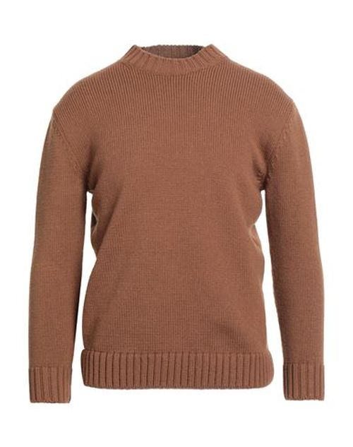 Man Sweater Brown Size S Wool, Acrylic