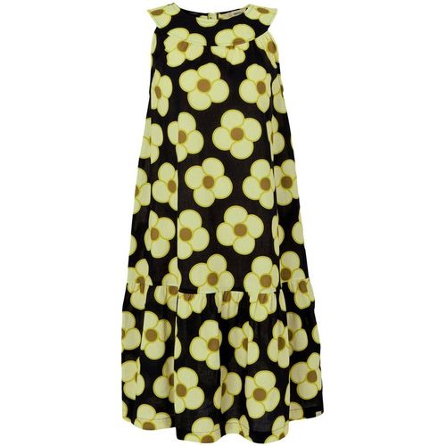 Regatta Womens/Ladies Orla Kiely II Spinning Flower Sleeveless Summer Dress Black Cotton