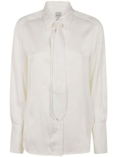 Necktie shirt - 02 WHITE